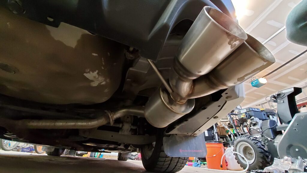 nameless 5 inch axleback wrx subaru